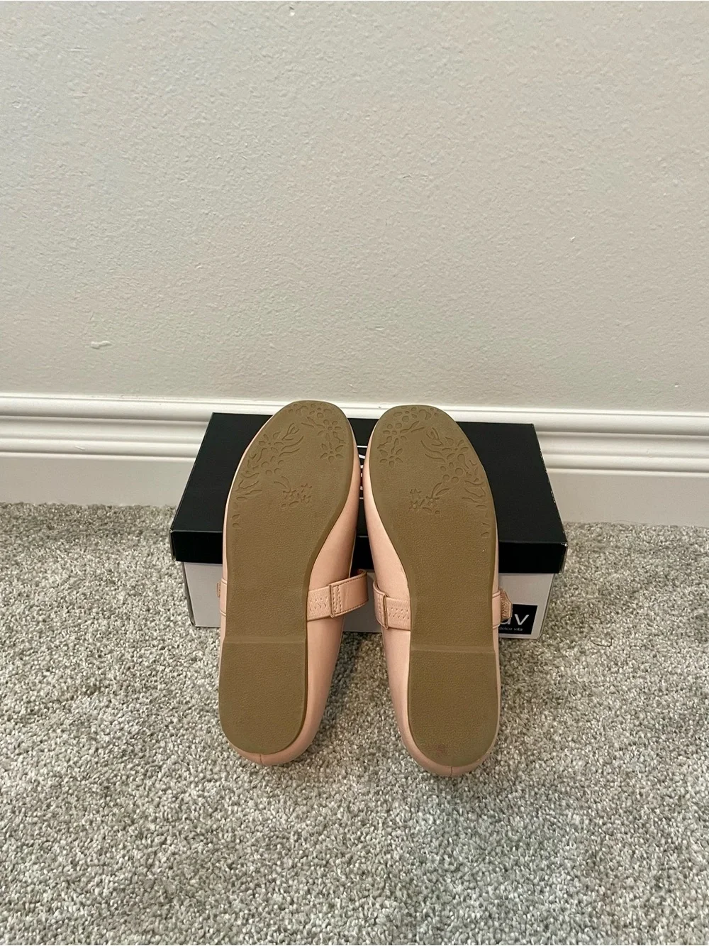 Dolce Vita Girls Pale Pink Mary Jane Strap Dress Shoes